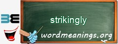 WordMeaning blackboard for strikingly
